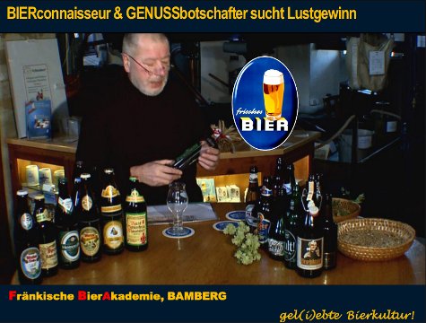 Genussbotschafter sucht Lustgewinn